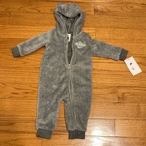NWT Nike fuzzy sleeper 9mo.